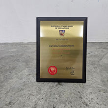 Load image into Gallery viewer, Wooden Base Plaque for Awards &amp; Signage