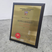 Load image into Gallery viewer, Wooden Base Plaque for Awards &amp; Signage